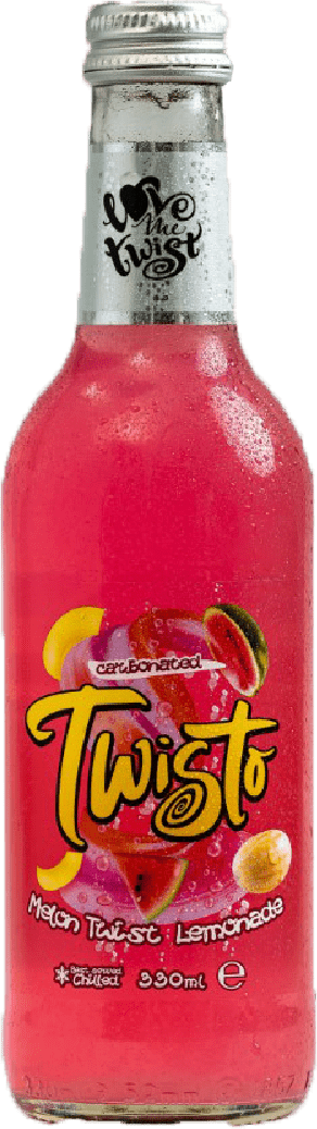 Twisto® Carbonated Melon Twist Lemonade 12 X 330ml Twisto 0626