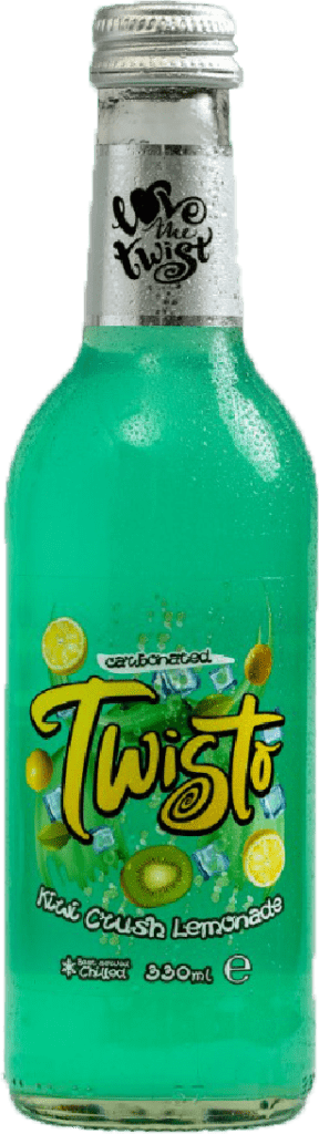 Twisto® Carbonated Kiwi Crush Lemonade 12 X 330ml Twisto 8691